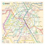 The New Paris Metro Map   Printable Metro Map