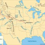 The Oregon Trail On A Map And Travel Information | Download Free The   Printable Map Of The Oregon Trail