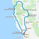 The Perfect Northern California Road Trip Itinerary | California   California Road Trip Map