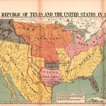 The Republic Of Texas And The United States In 1837 | Library Of   Republic Of Texas Map