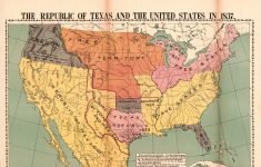 The Republic Of Texas And The United States In 1837 | Library Of - Republic Of Texas Map