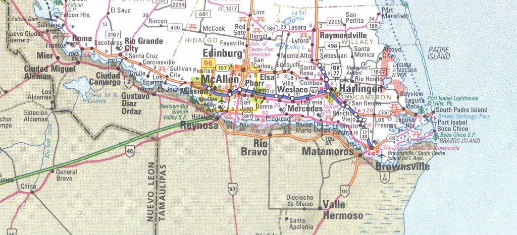 The Rio Grande Valley Texas Map - Map Of South Texas
