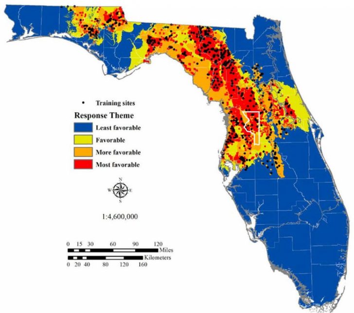The Science Behind Floridas Sinkhole Epidemic Science Smithsonian Marion County Florida Flood Zone Map 728x644 