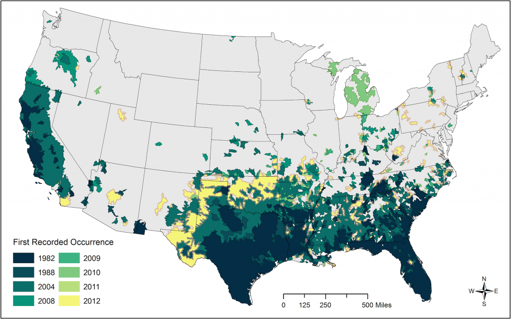 The Spread Of Wild Boars In The Usa | Maps | Map, Wild Boar, United - Wild Hogs California Map