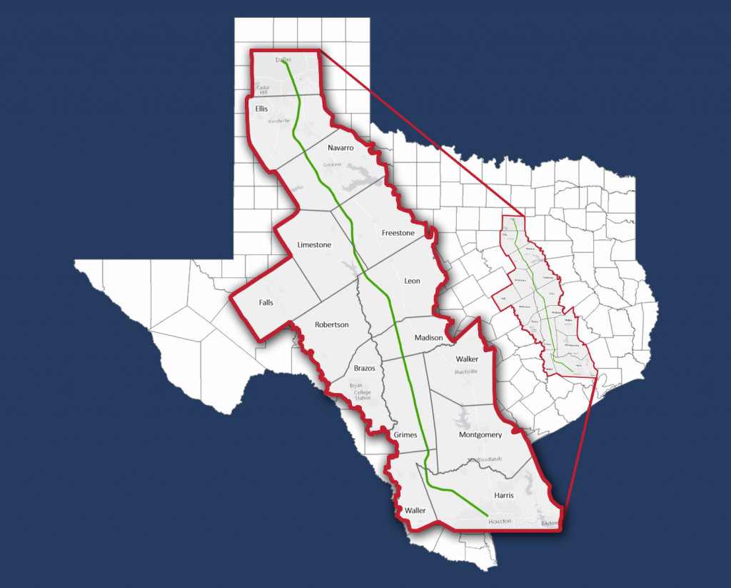 The Texas High-Speed Train — Alignment Maps - Texas Bullet Train Route Map