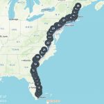 The Ultimate Guide To The Must See Attractions Along I 95 | Roadtrippers   Map Of I 95 From Florida To New York