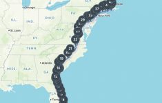 The Ultimate Guide To The Must-See Attractions Along I-95 | Roadtrippers - Map Of I 95 From Florida To New York