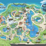 Theme Park & Attractions Map | Seaworld Orlando | Places I'd Like To   Seaworld Orlando Park Map Printable