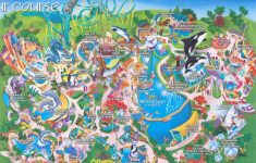 Theme Park Brochures Sea World Orlando - Theme Park Brochures - Sea World Florida Map