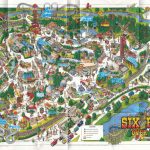 Theme Park Brochures Six Flags Over Texas   Theme Park Brochures   Six Flags Over Texas Map