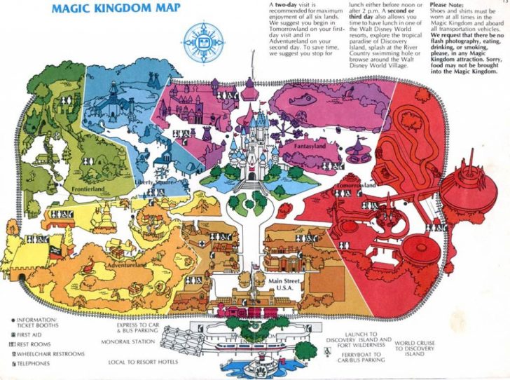Magic Kingdom Florida Map