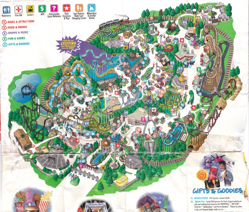 Theme Park Review • California Great America (Cga) Discussion Thread - California&amp;#039;s Great America Map