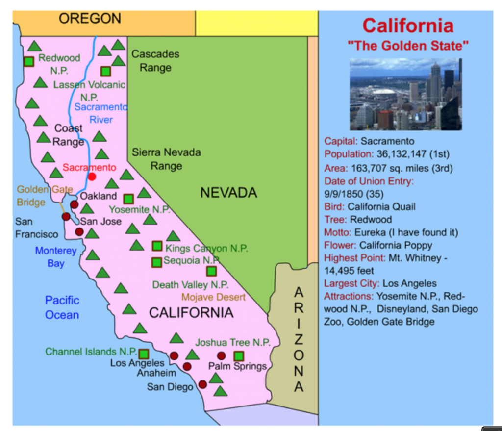 This California Interactive Map Is Perfect For Kids! Simply Click On - California Map For Kids