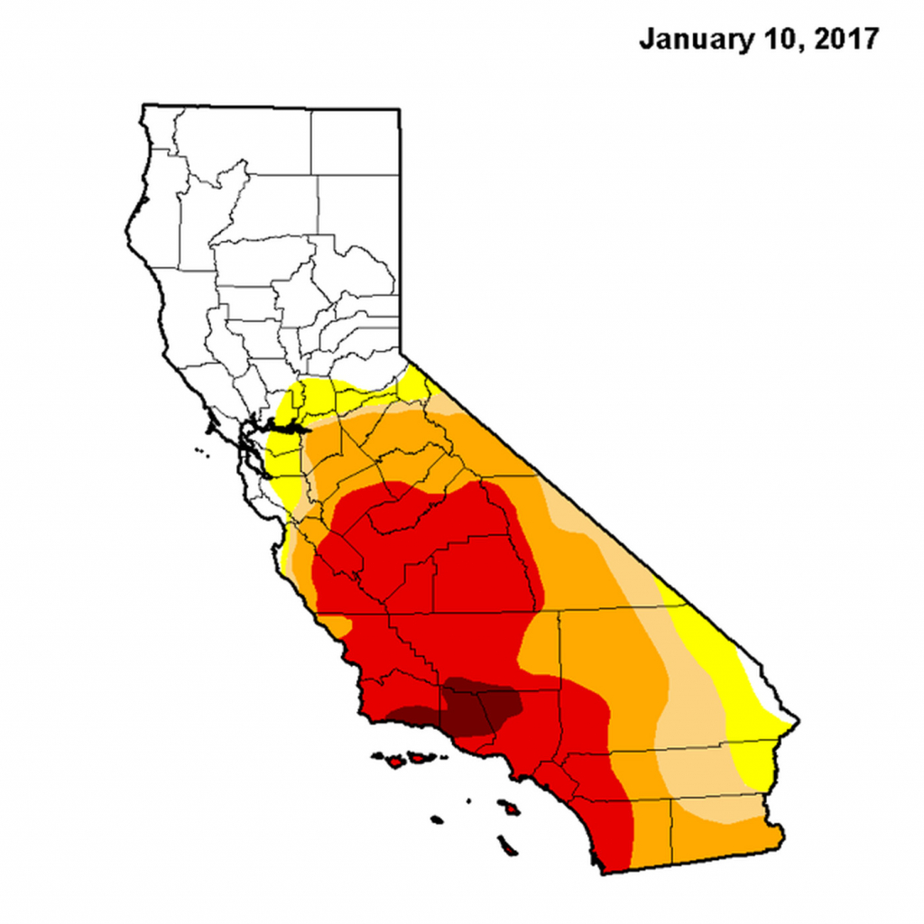 This Is The Best-Looking Drought Map We&amp;#039;ve Seen In Years - Curbed La - Best California Map