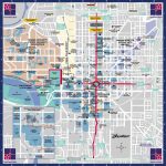 This Large Map Of Downtown Indianapolis May Take A Moment To Load   Downtown Houston Map Printable