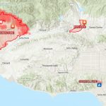 This Map Shows How Big And Far Apart The 4 Major Wildfires Are In   Fires In California 2017 Map
