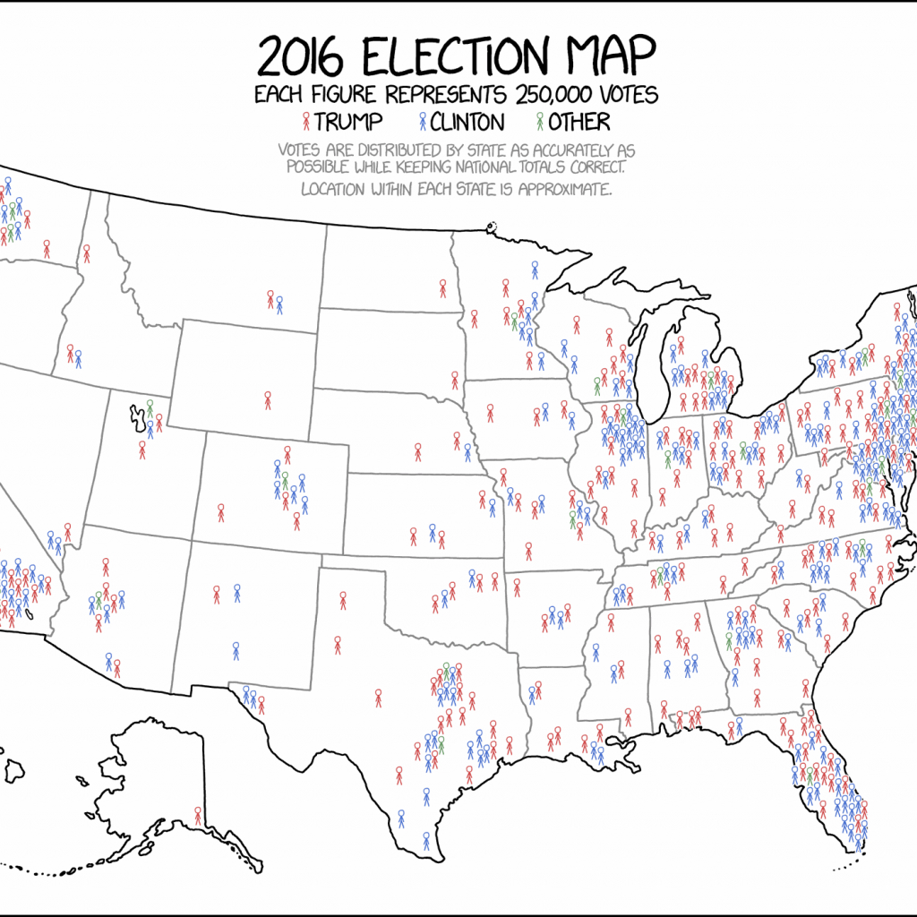 This Might Be The Best Map Of The 2016 Election You Ever See - Vox - Blank Electoral College Map 2016 Printable