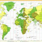 Time Zones Of The World Map (Large Version)   Printable Time Zone Map For Kids