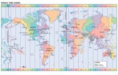Timezone Map Of Us Color Map Of Us Time Zones Vector Map Usa State - Us Time Zones Map States Name Printable