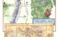 Tolkien's Map Of The Wilderland And Thror's Map.. | Diorama - Thror&amp;#039;s Map Printable