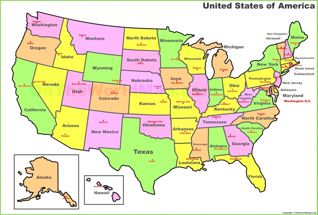 Tome Zones Usa Us Map For Time Zones Us Map Javascript Us Time Zones - Printable Us Timezone Map With State Names