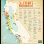 Tomorrow Partners | Wine Institute Of California   California Wine Map Poster