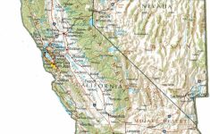 Topo Map Of California Cafull The Awesome Web Topographical - Topo Map Of California