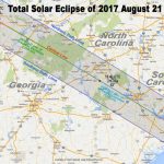 Total Eclipse Of The Sun: August 21, 2017   Printable Eclipse Map