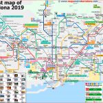 Tourist Map Of Barcelona, 49 Important Places For Tourists.   Barcelona City Map Printable