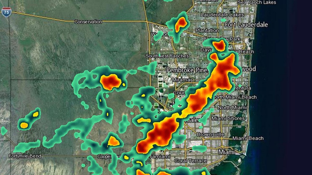 Track South Florida Storms With Nbc 6&amp;#039;s Interactive Weather Radar - South Florida Weather Map