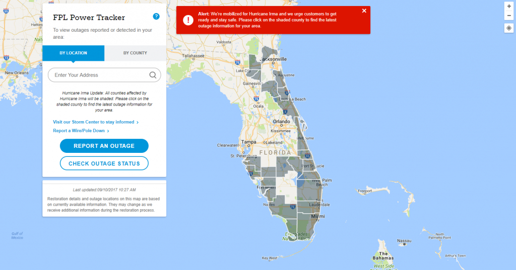 Tracking Power Outages In Your Area | Wgcu News - Power Outages In Florida Map