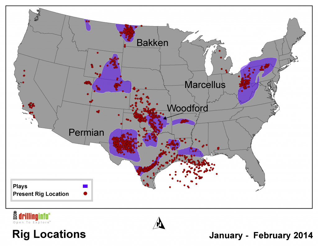 Tracking The Drilling Rig Feeding Frenzy - Map Of Drilling Rigs In Texas