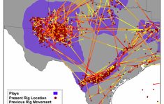 Tracking The Drilling Rig Feeding Frenzy - Texas Rig Count Map