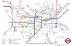 Transport For London Underground Map Maxi Poster - London Underground Map Printable A4