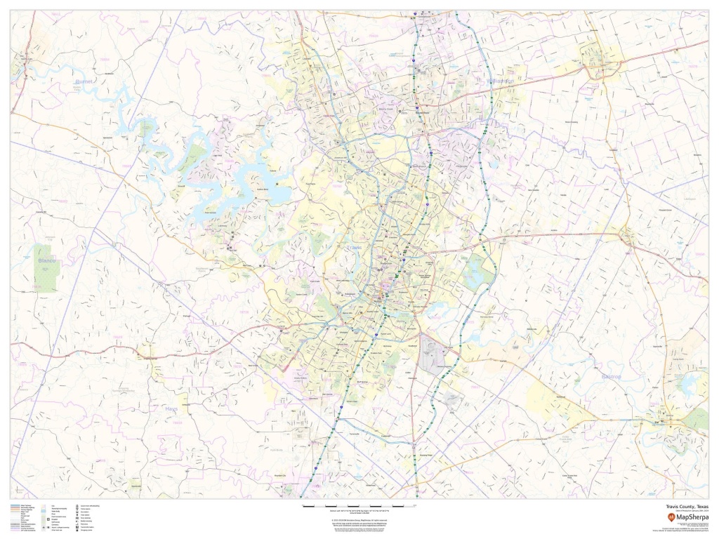 Travis County Texas Map - Travis County Texas Map