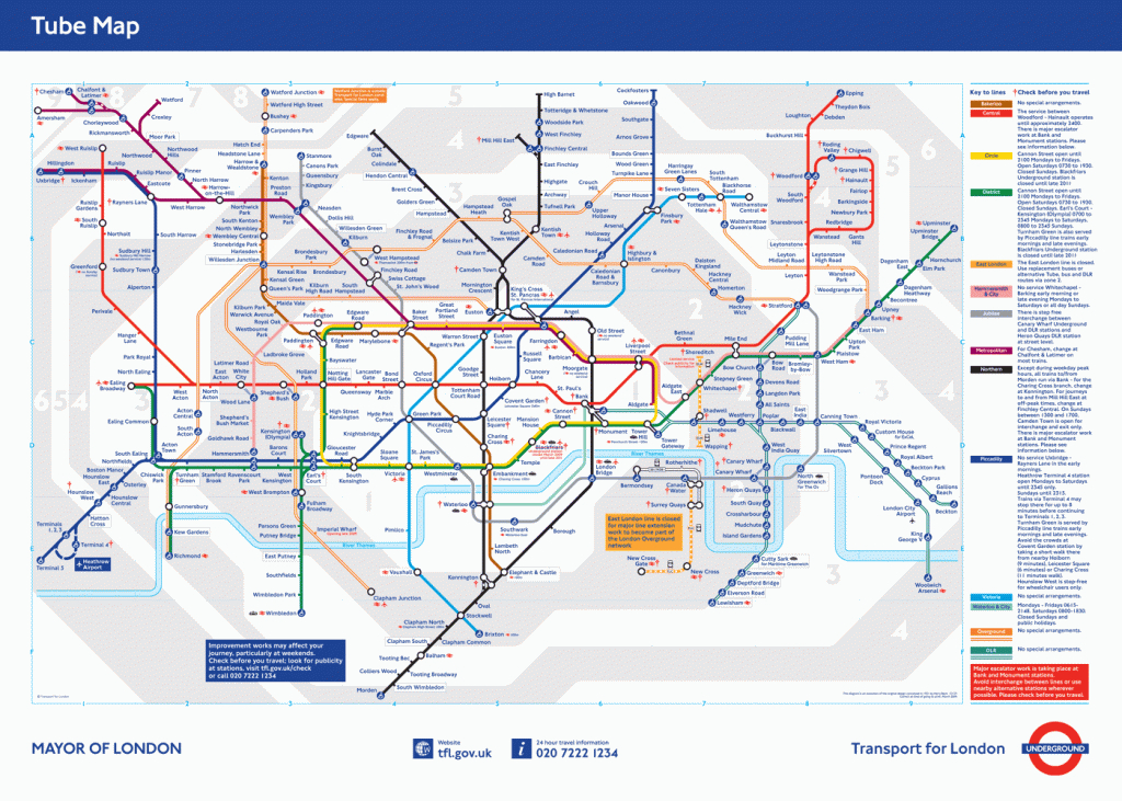 Tube Map | Alex4D Old Blog - Printable London Tube Map Pdf