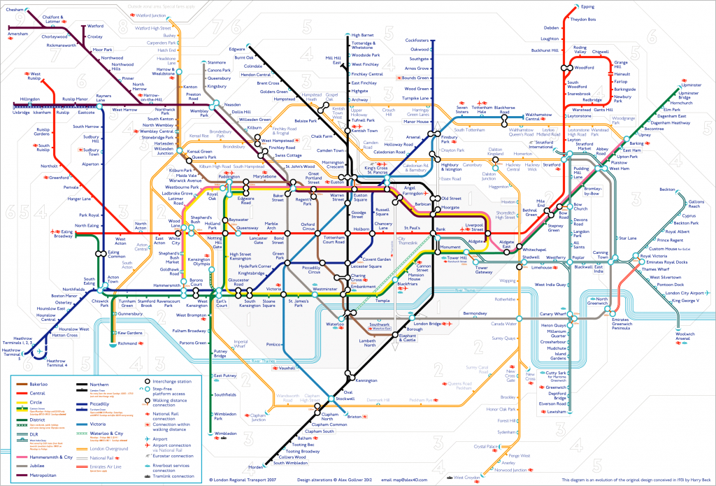Tube Map | Alex4D Old Blog - Printable Tube Map