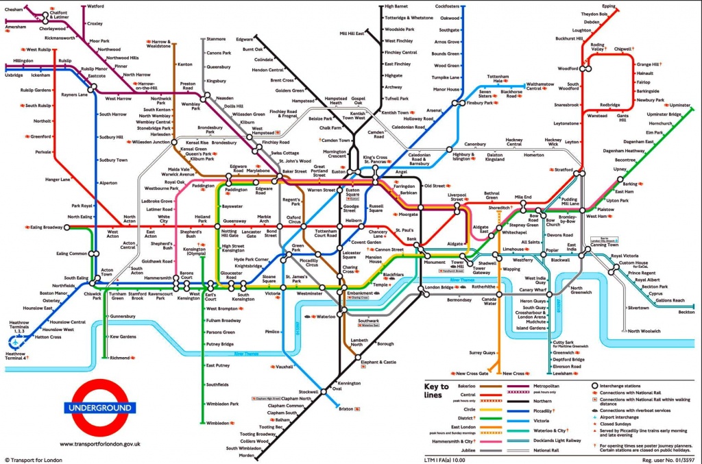 Tube Map, London Underground | L D N In 2019 | London Tube Map - London Underground Map Printable A4