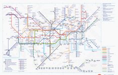 Tube - Transport For London - Printable London Underground Map