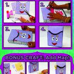 Turn A Cereal Box Into A Dora The Explorer Cute Storage Box For Kids   Dora The Explorer Map Printable