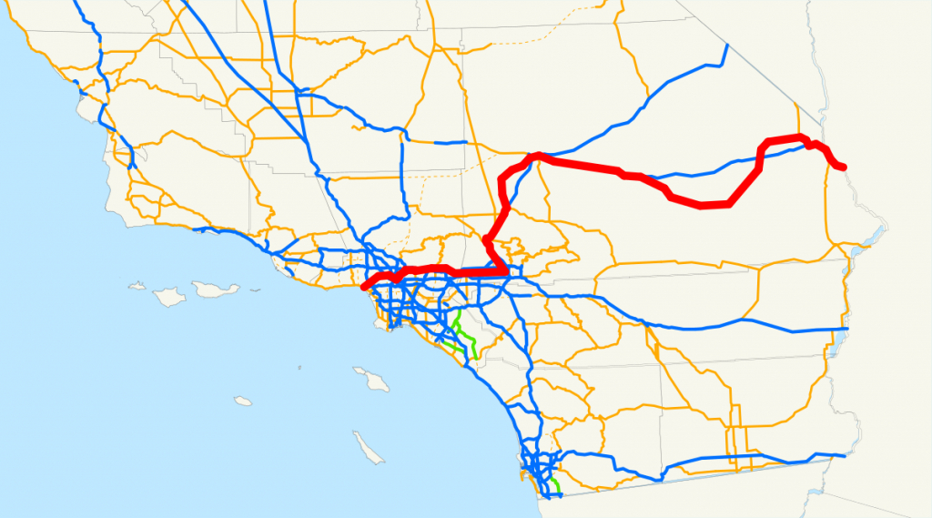 U.s. Route 66 In California - Wikipedia - Historic Route 66 California Map