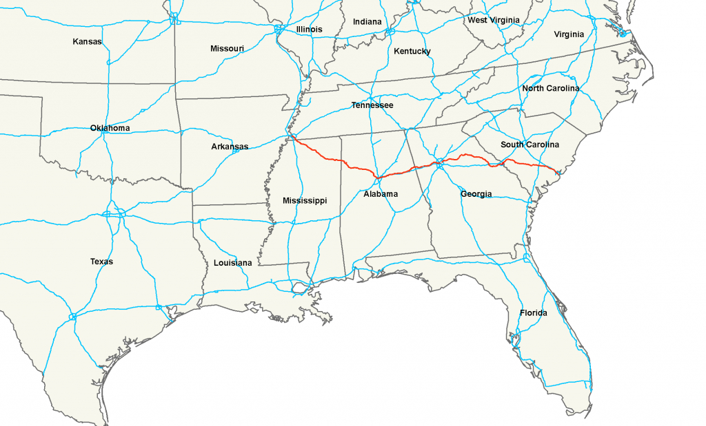 U.s. Route 78 - Wikipedia - Us Map Of Alabama And Florida