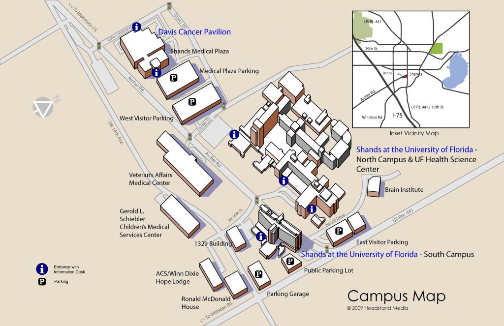 Printable Uf Campus Map