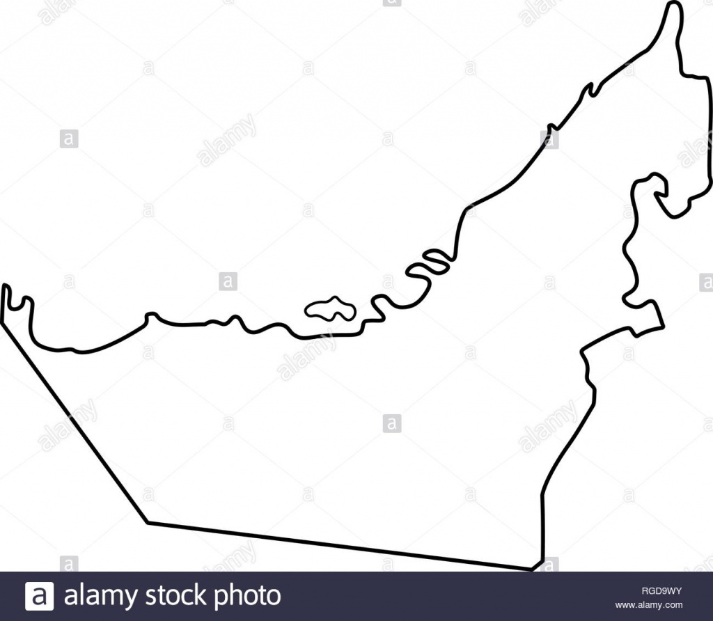 Outline Map Of Uae Printable | Printable Maps