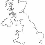 United Kingdom Blank Outline Map Coloring Page | Free Printable   Outline Map Of England Printable