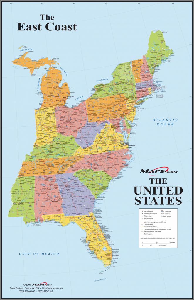 United States Map East Coast West Coast New Map Eastern Florida Best - Printable Map Of Eastern United States