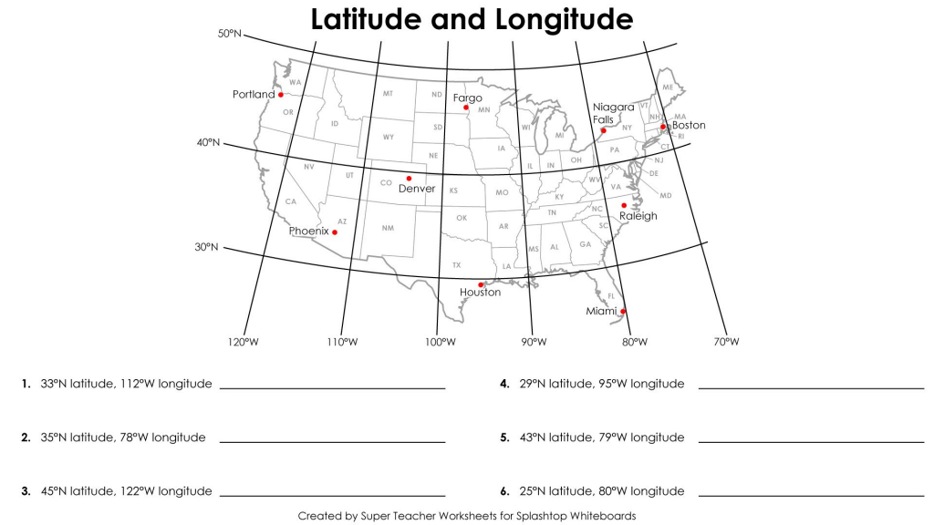 United States Map With Latitude And Longitude Valid Usa Fresh Of At - Us Map With Latitude And Longitude Printable