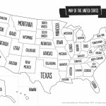 United States Map With State Names And Capitals Printable Save   Printable Us Map With States