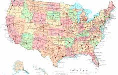 United States Printable Map - Map Of The Us States Printable