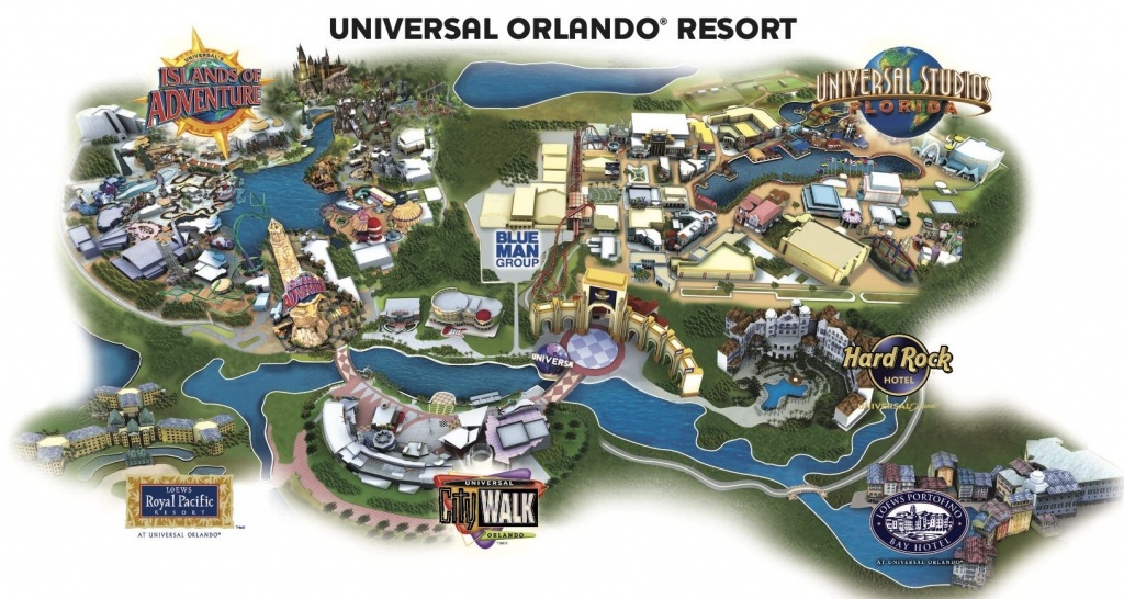 Universal Orlando Florida Map Printable Maps